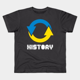 History Repeating, USA With Ukraine, Stop War In Ukraine Kids T-Shirt